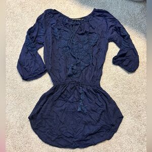 Vix Navy Blue Swim Coverup